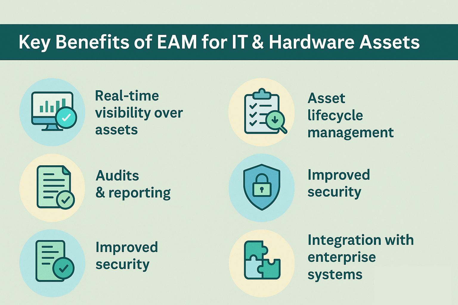 Key Benefits of EAM for IT & Hardware Assets