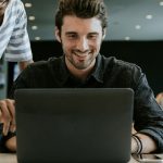 employee-using-laptop